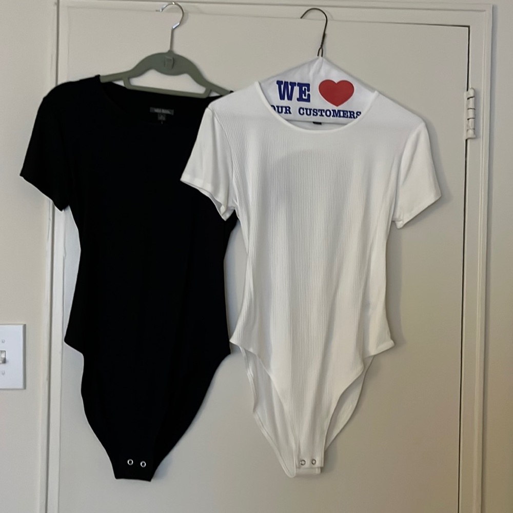 Wild fable open tie back bodysuits